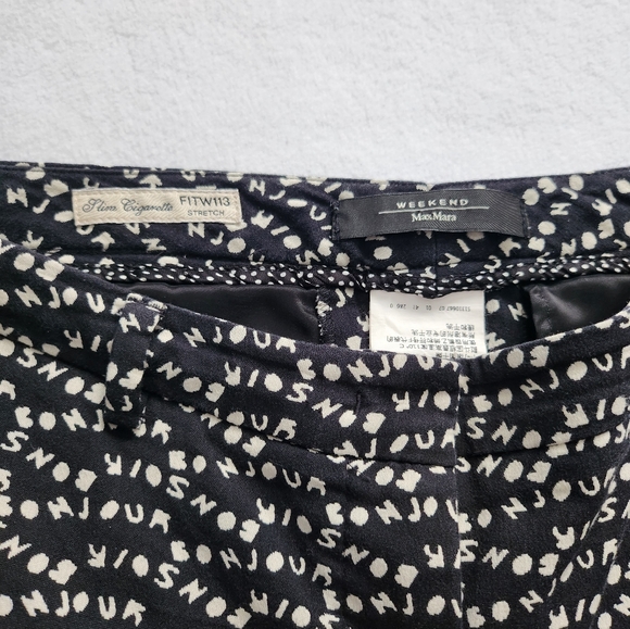 Weekend MaxMara Bonjour Slim Cigarette Stretch Pants - Picture 2 of 10